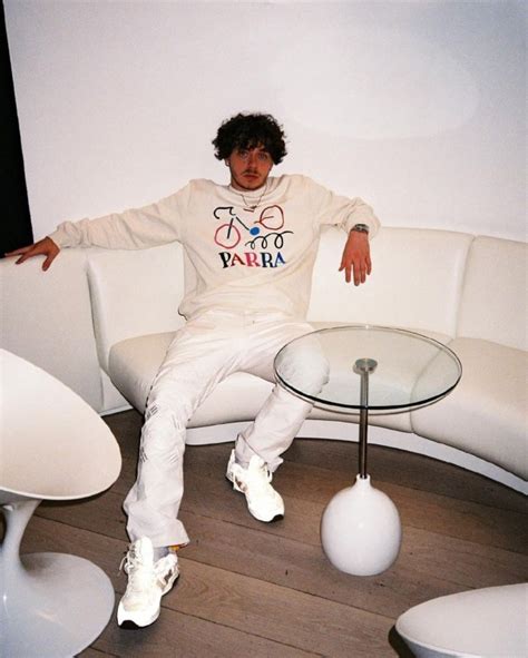 Jack Harlow's Statement-Making White Pants on the Couch